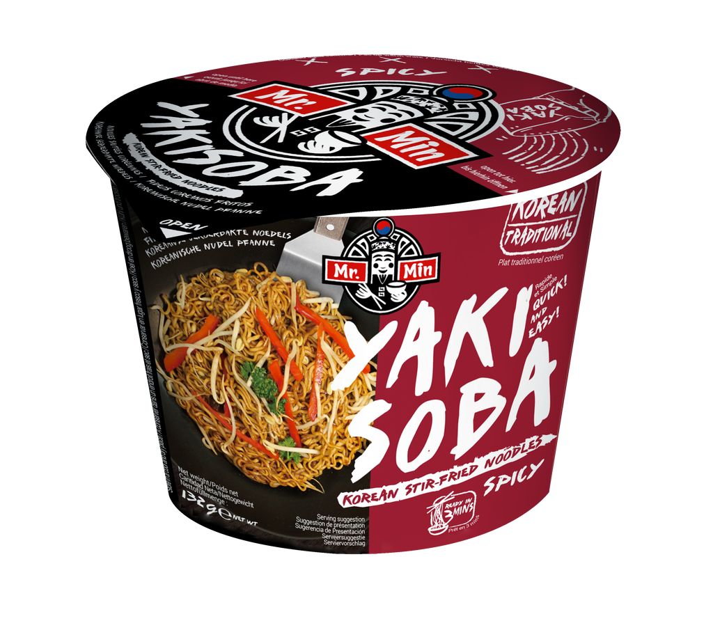 Yakisoba 132品 Mr.min Korean Yakisoba 132g Spicy – Mr.MinWebsite