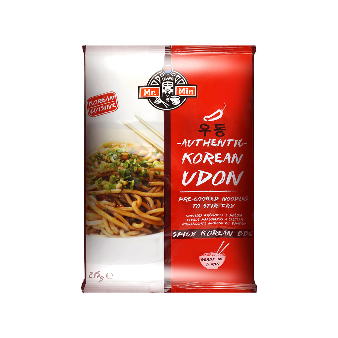 MR. MIN UDON SACHET 215G KOREAN BBQ SPICY